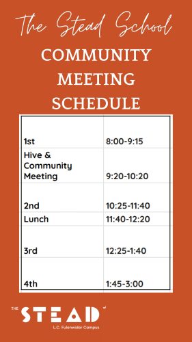 Copy of 202324 STEAD Schedule Community Meeting